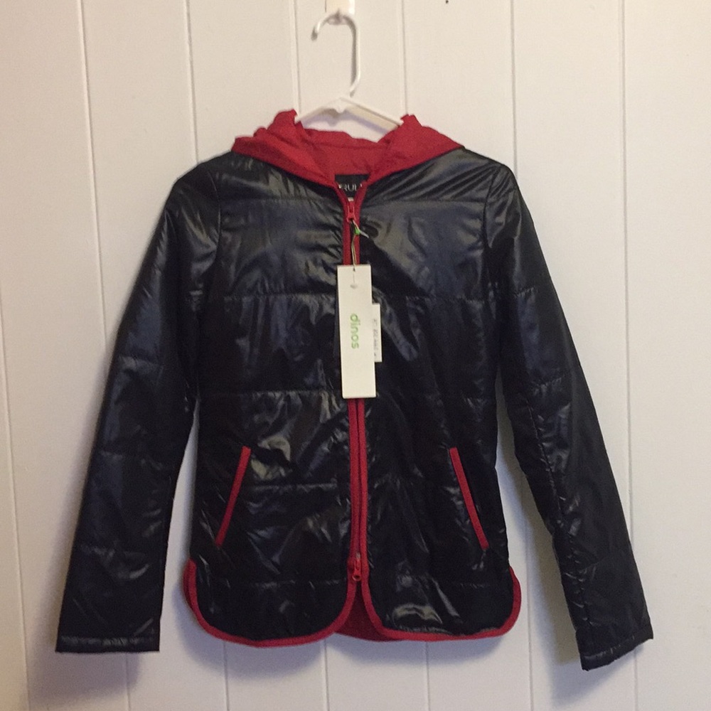 Black puffer jacket never worn